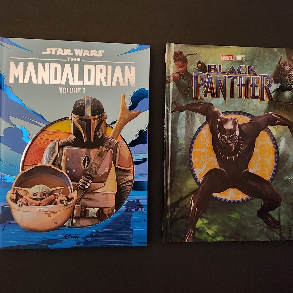 New Books-1-Star Wars Mandalorian, 1- Marvel Black Panther, Hardback Books